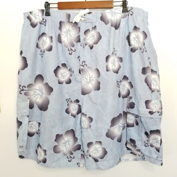 Beverly Hills Polo Club Men's Blue Board Shorts - Picture 1 of 7